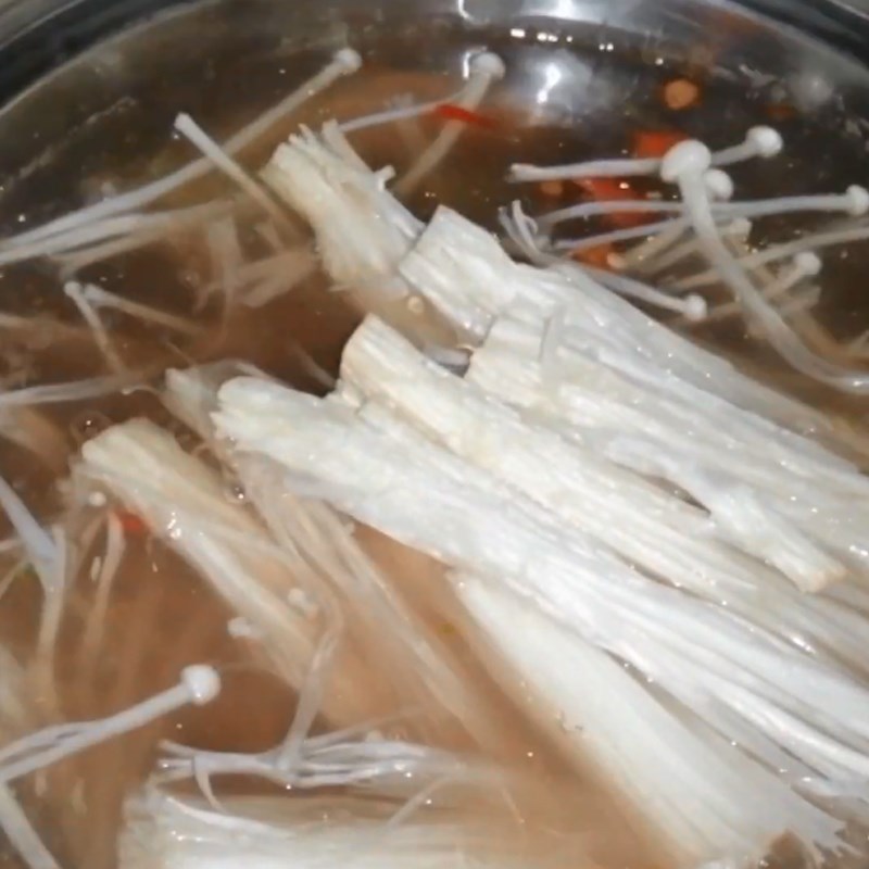 Bước 3 Nấu canh Canh sò huyết