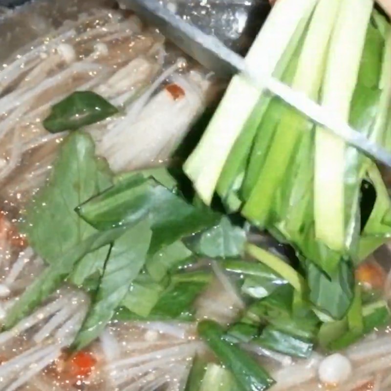 Bước 3 Nấu canh Canh sò huyết