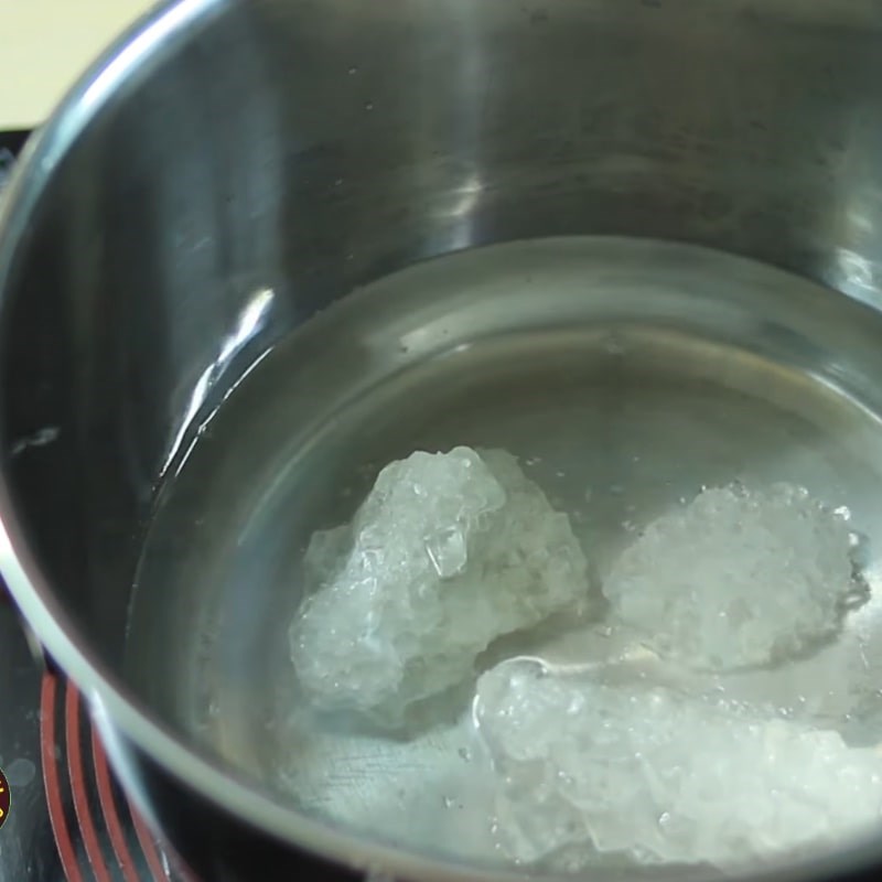 Bước 5 Nấu chè Chè củ năng nước cốt dừa