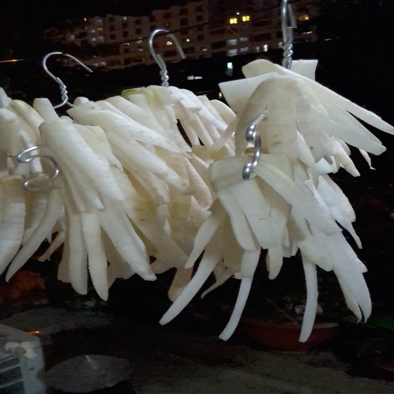 Bước 2 Phơi củ cải Củ cải khô