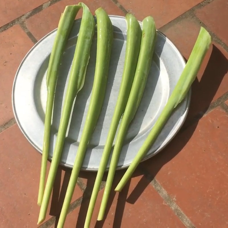 Bước 1 Phơi mùng Mùng chua Nghệ An