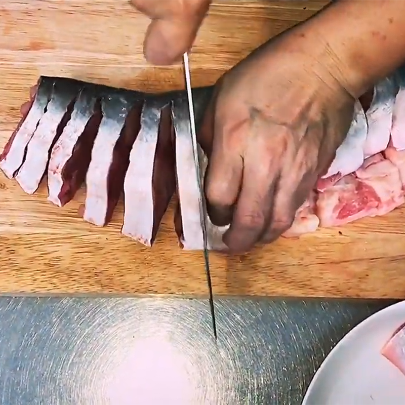 Step 1 Prepare the basa fish Ginger steamed basa fish