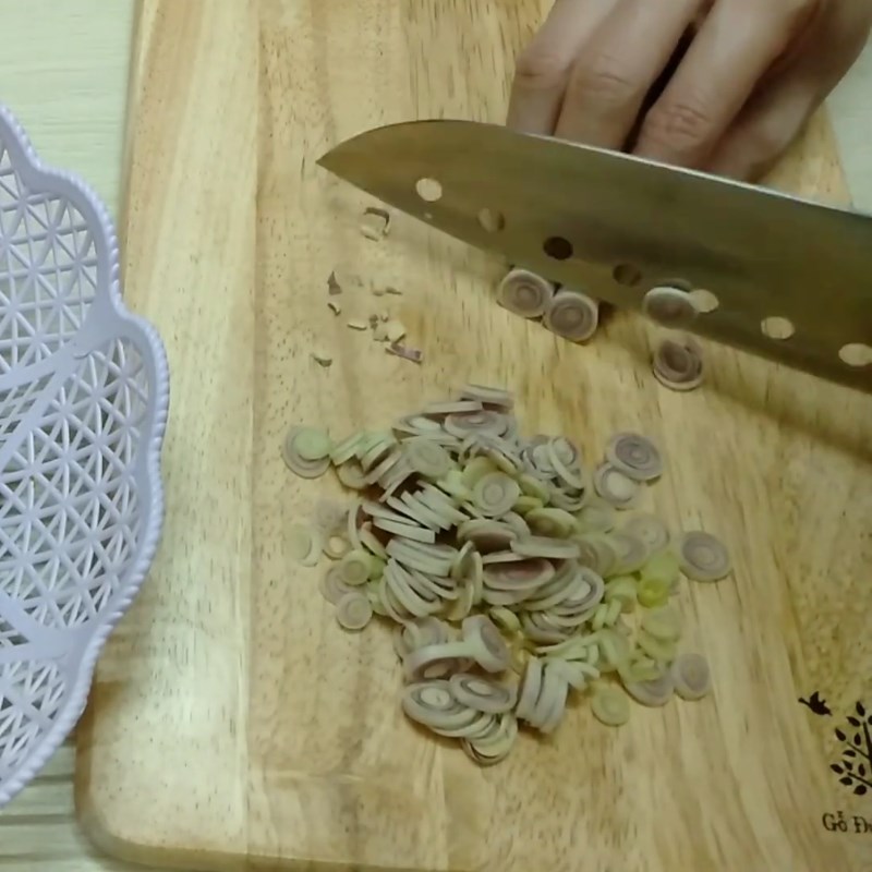 Bước 1 Sơ chế sả Sả sấy khô