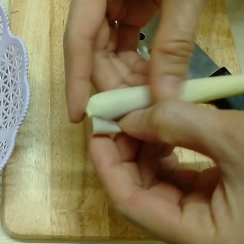 Bước 1 Sơ chế sả Sả sấy khô