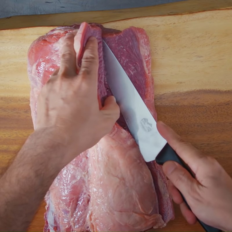 Bước 1 Sơ chế thịt bò Thịt bò nướng tảng