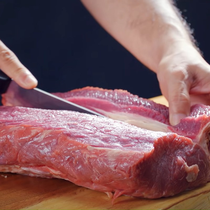 Bước 1 Sơ chế thịt bò Thịt bò nướng tảng