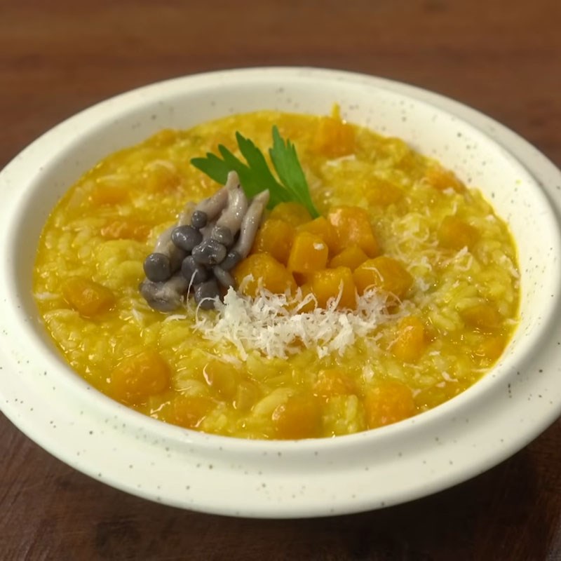 Bước 5 Thành phẩm Cơm Ý bí đỏ - Risotto bí đỏ