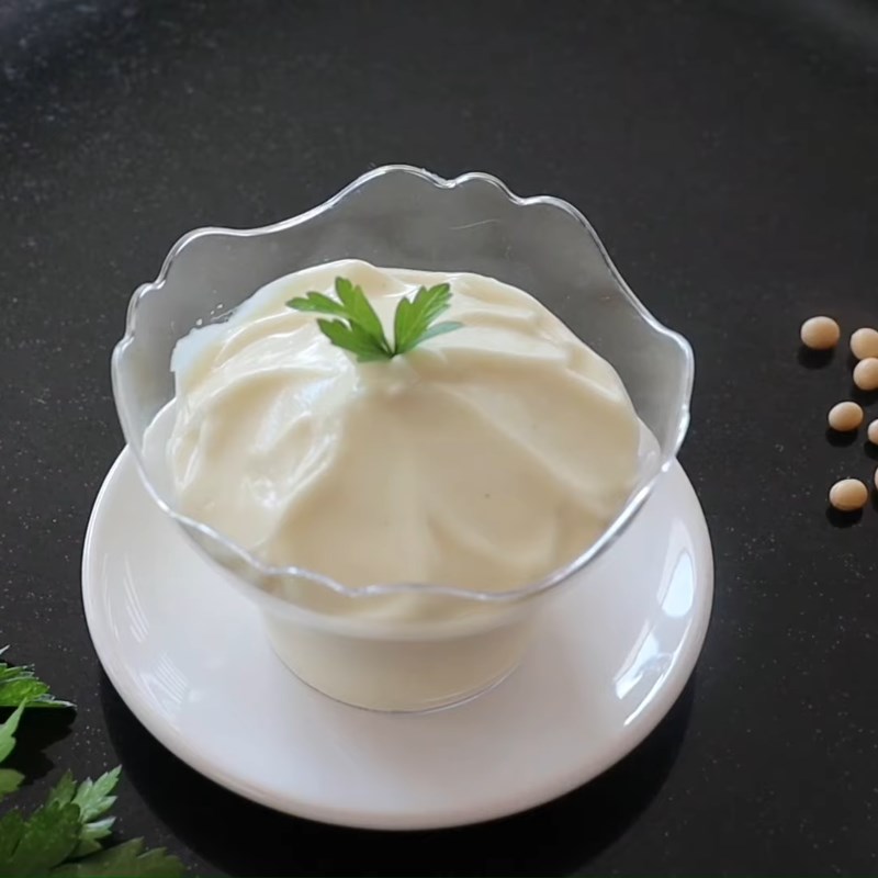 Bước 3 Thành phẩm Mayonnaise chay không trứng