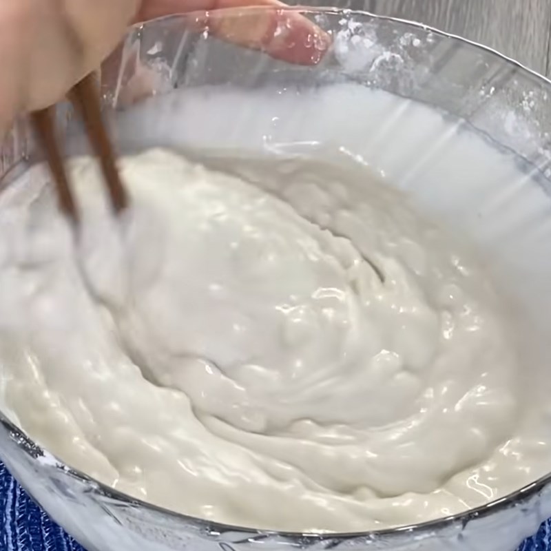 Bước 3 Trộn bột bánh lá dứa Bánh gạo lá dứa