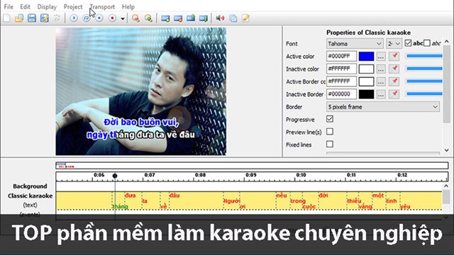 karaoke subtitle creation ganh