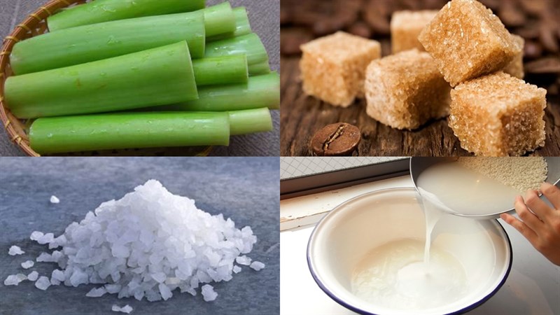 Nguyên liệu món ăn mùng chua nghệ an