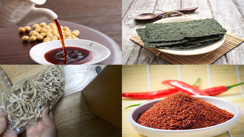 Nguyên liệu món ăn củ cải khô trộn mặn ngọt