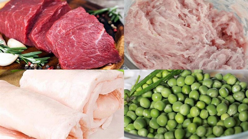 Nguyên liệu món ăn súp bò viên khổng lồ