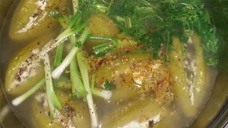 Canh đu đủ chay