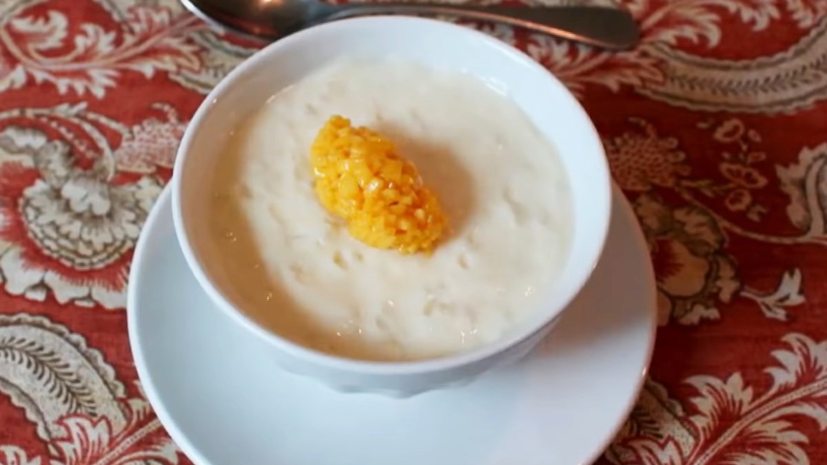 Rice pudding - Bánh pudding gạo sữa cốt dừa xoài