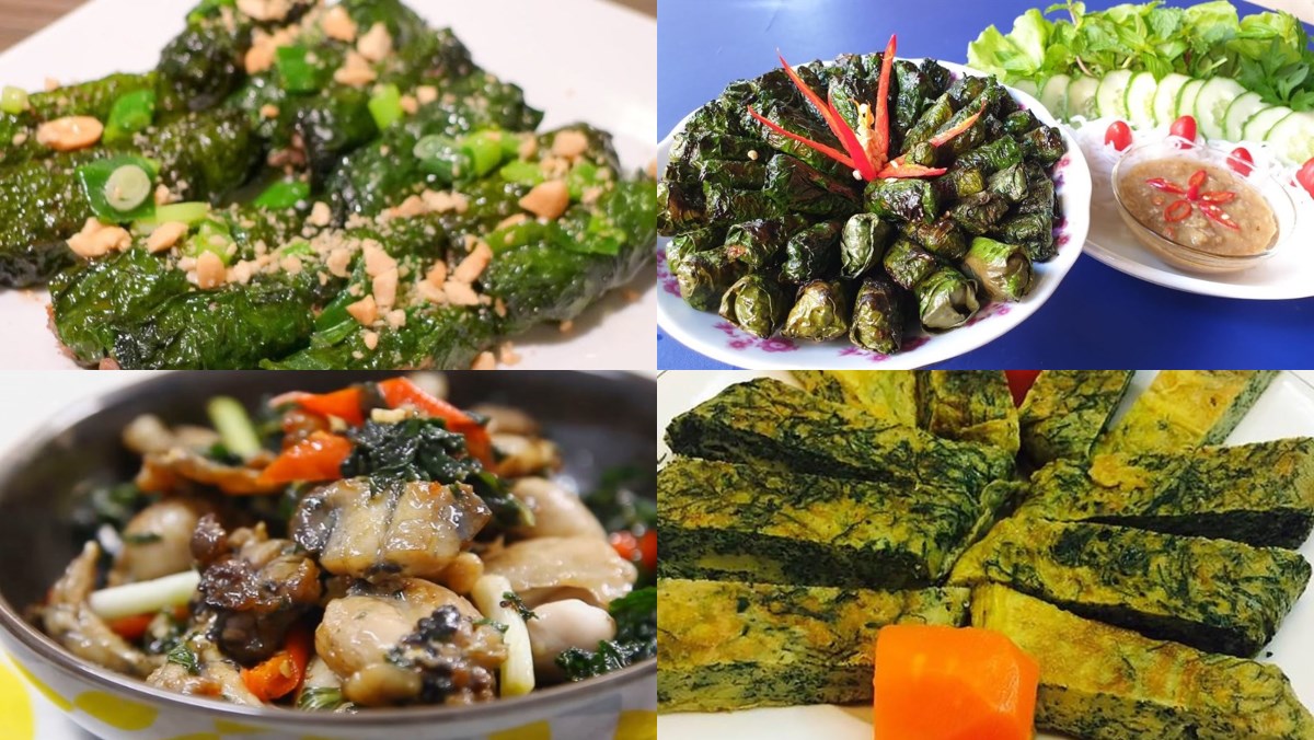 10 món ăn ngon từ lá lốt