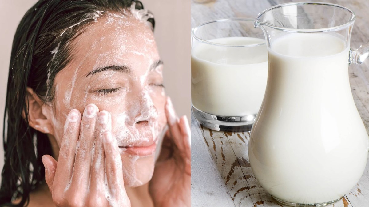 Rửa mặt bằng sữa tươi không đường có tác dụng gì?