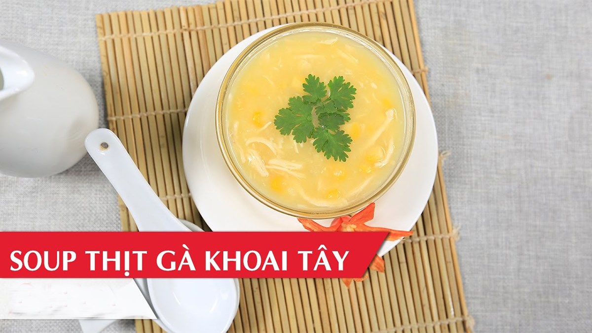 Súp gà khoai tây