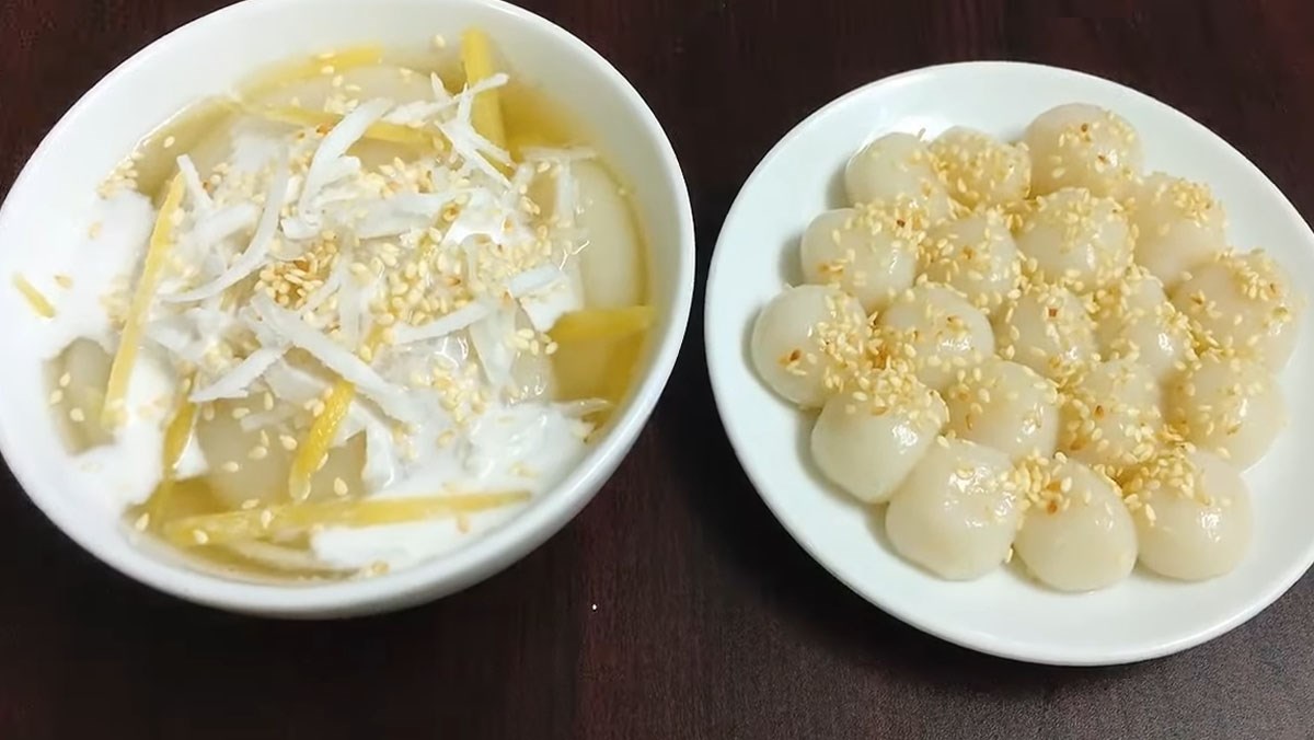 Bánh trôi đậu xanh chay, bánh trôi chay màu sắc