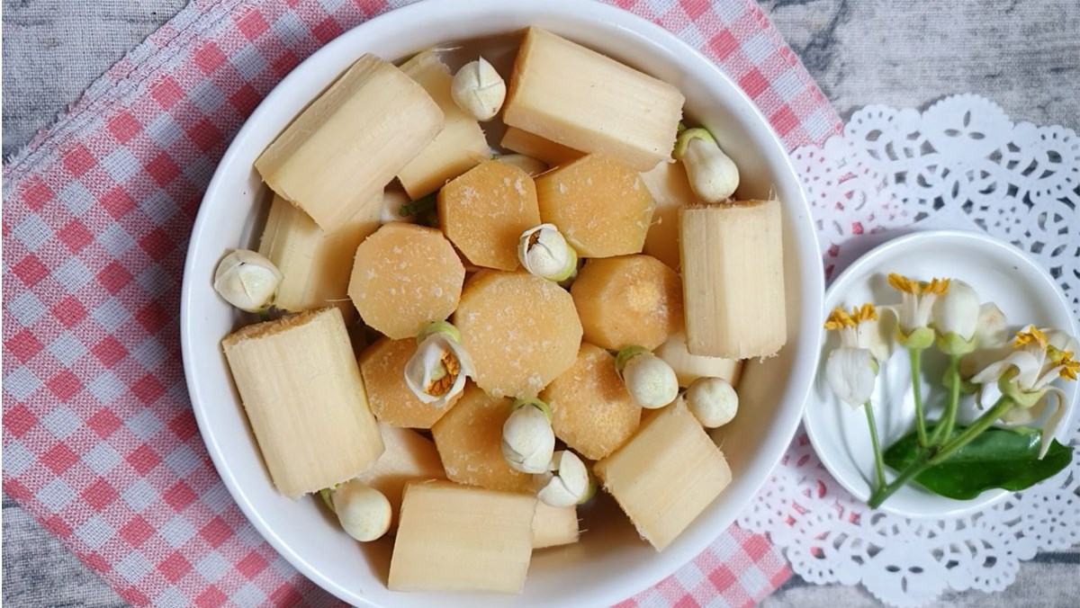 Mía ướp hoa bưởi