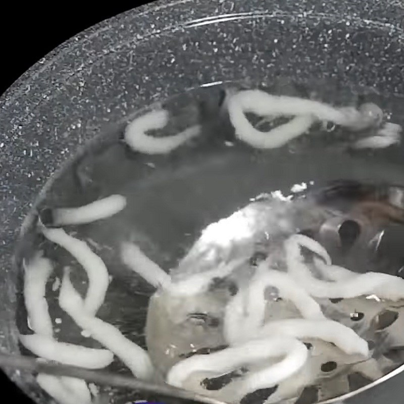 Bước 3 Trộn bột và tạo hình bánh canh Bánh canh Nam phổ