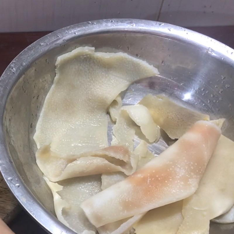 Bước 4 Cắt bì Gelatin