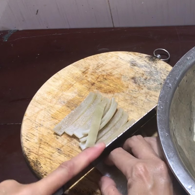 Bước 4 Cắt bì Gelatin