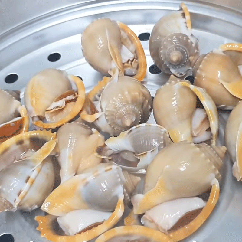 Bước 3 Hấp ốc Ốc tỏi nướng nước mắm