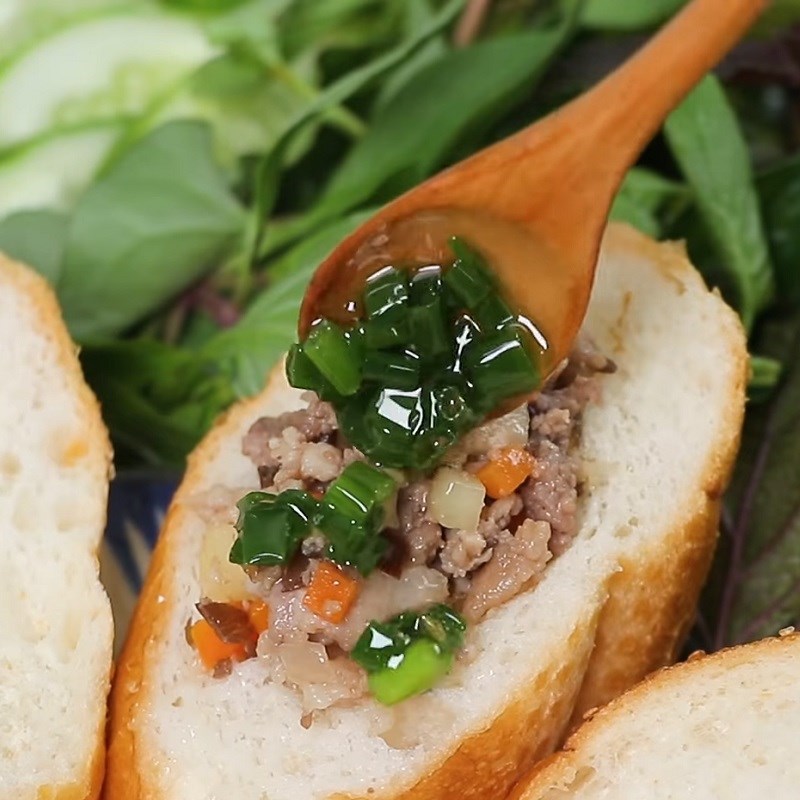 Bước 3 Hấp bánh mì và hoàn thành Bánh mì hấp thịt băm