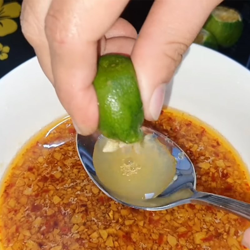Bước 4 Làm mắm nướng ốc Ốc tỏi nướng nước mắm