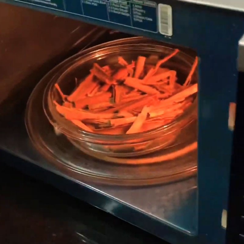 Bước 2 Làm khô quế Bột quế