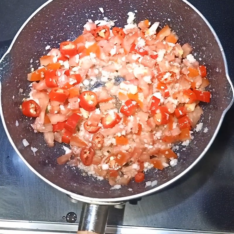 Bước 5 Làm sốt cà chua Cà tím nhồi thịt sốt cà chua
