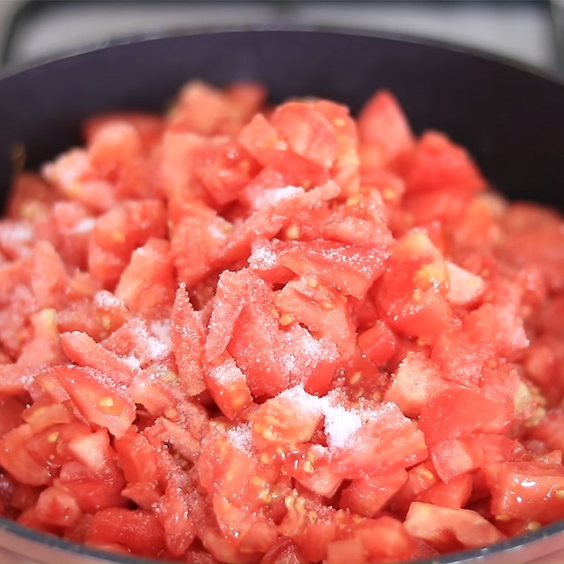 Bước 3 Làm sốt cà chua Sốt cà chua