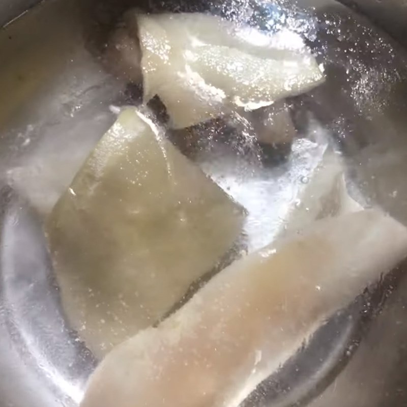 Bước 3 Luộc bì Gelatin