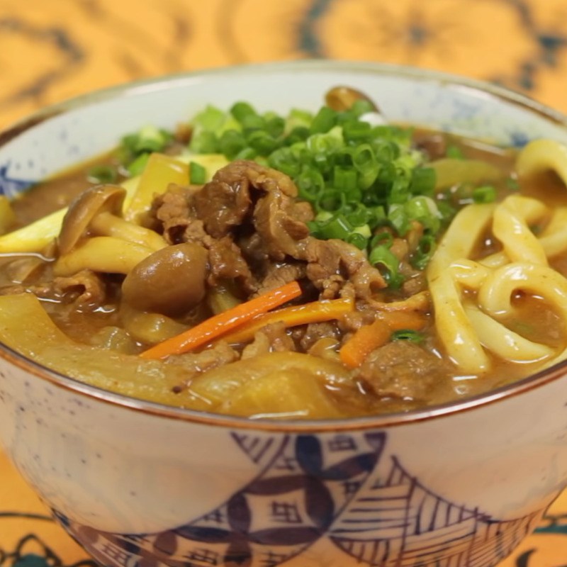 Bước 7 Thành phẩm Mì udon cà ri bò