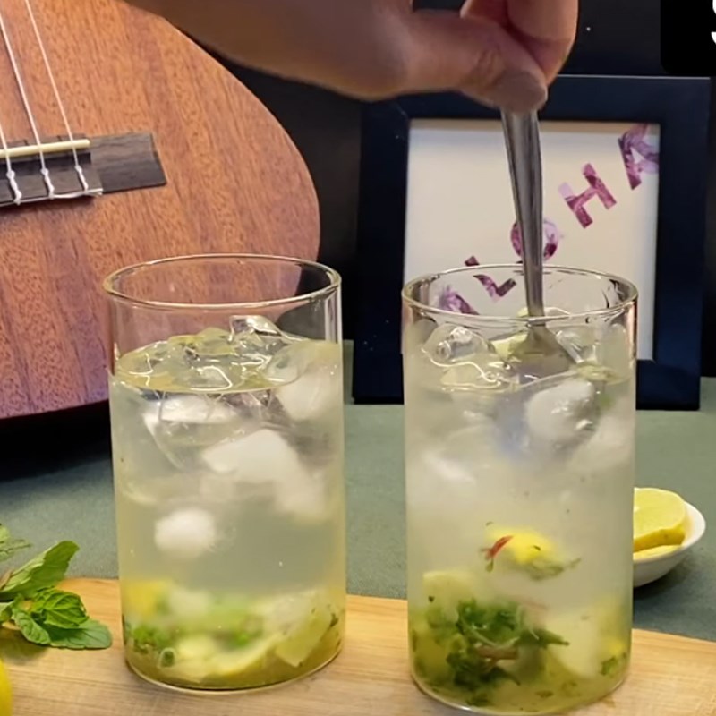 Bước 4 Thành phẩm Mojito bạc hà