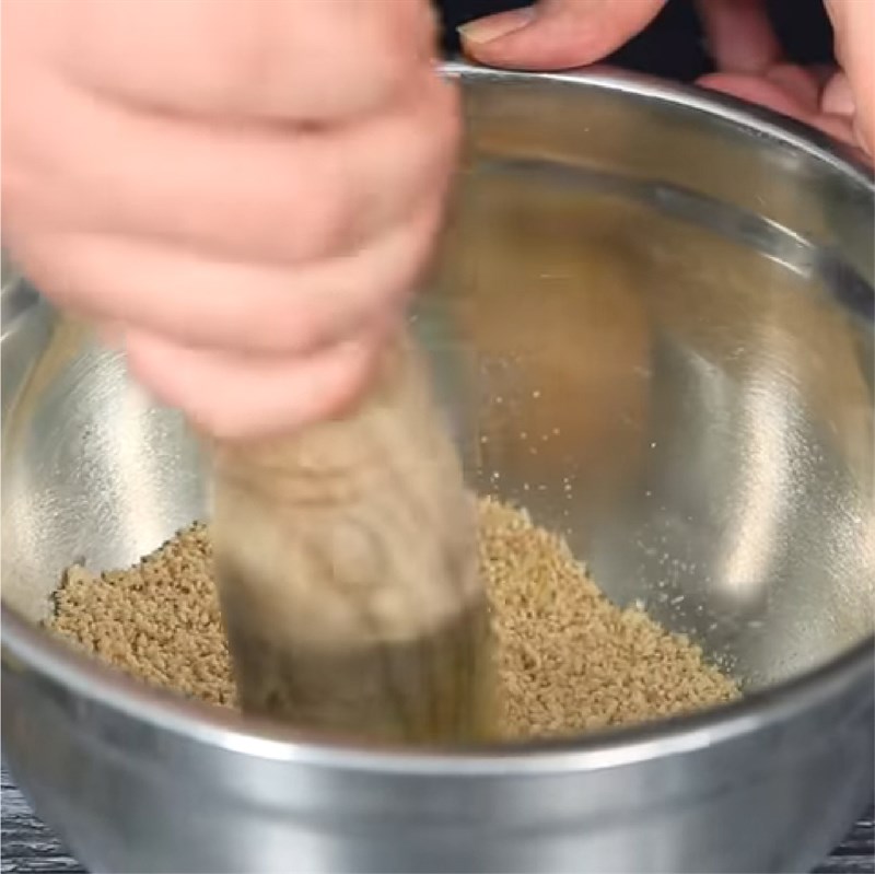Bước 3 Làm muối vừng tôm khô Muối vừng tôm khô