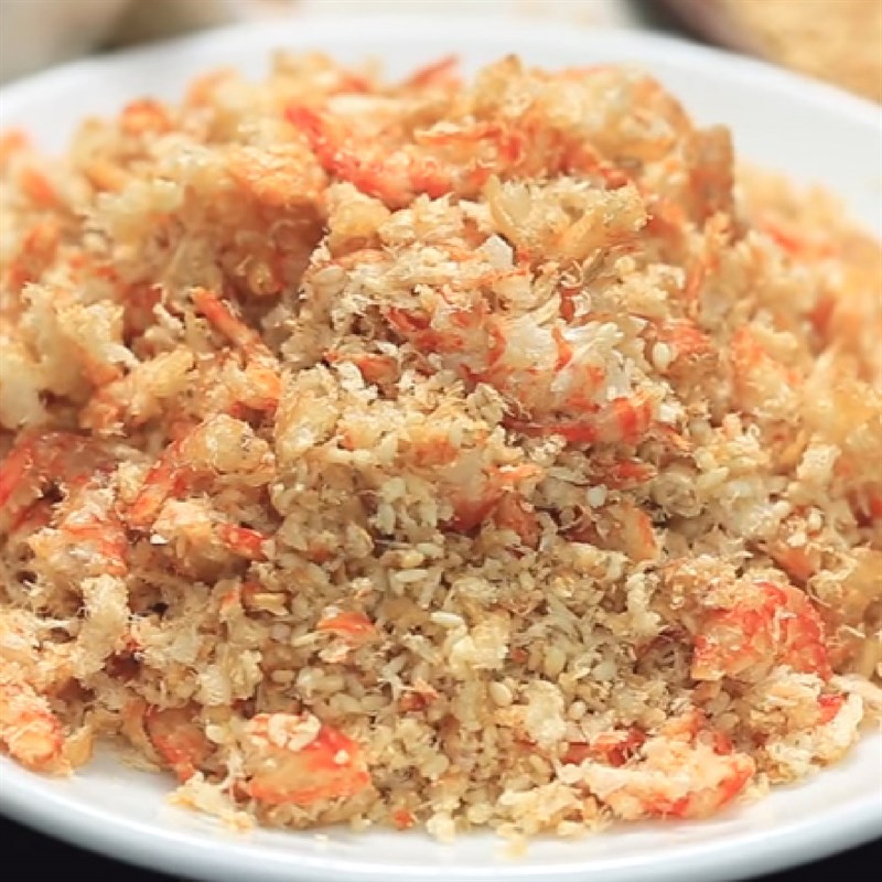 Bước 4 Thành phẩm Muối vừng tôm khô
