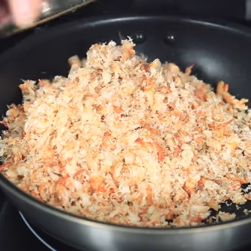 Bước 3 Làm muối vừng tôm khô Muối vừng tôm khô