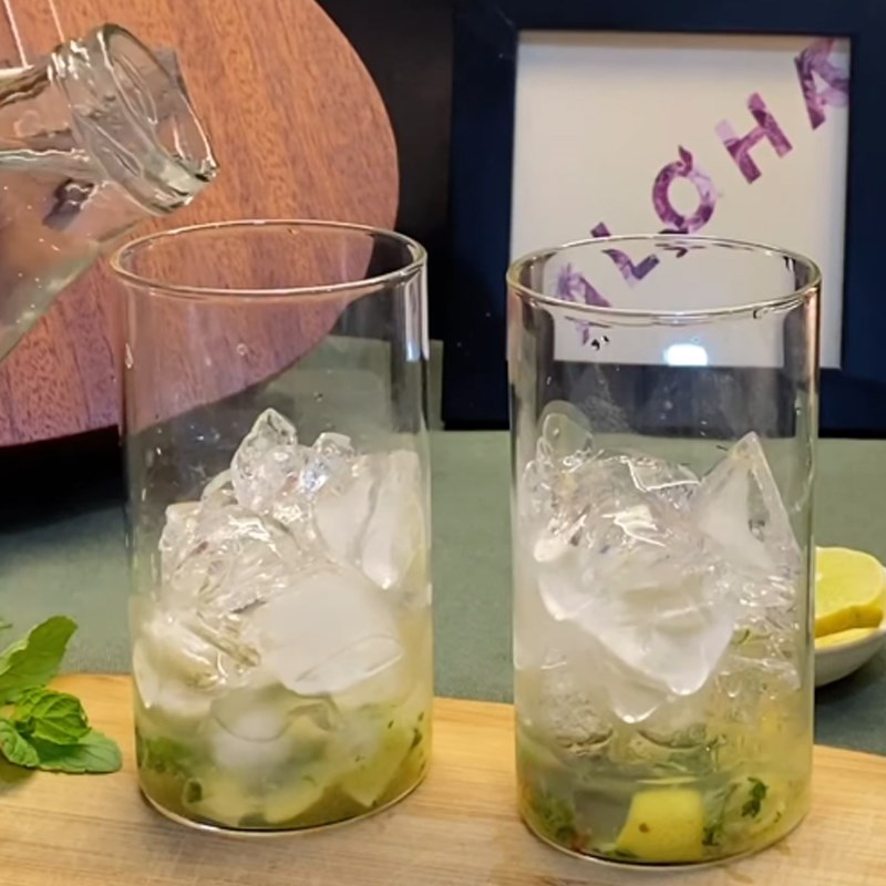 Bước 3 Pha mojito Mojito bạc hà