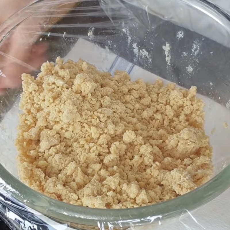 Bước 1 Rây và trộn bột khô Bánh tart táo mini kiểu Pháp