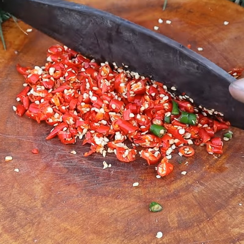 Bước 1 Sơ chế các loại rau củ Cá lau kiếng hấp mướp non