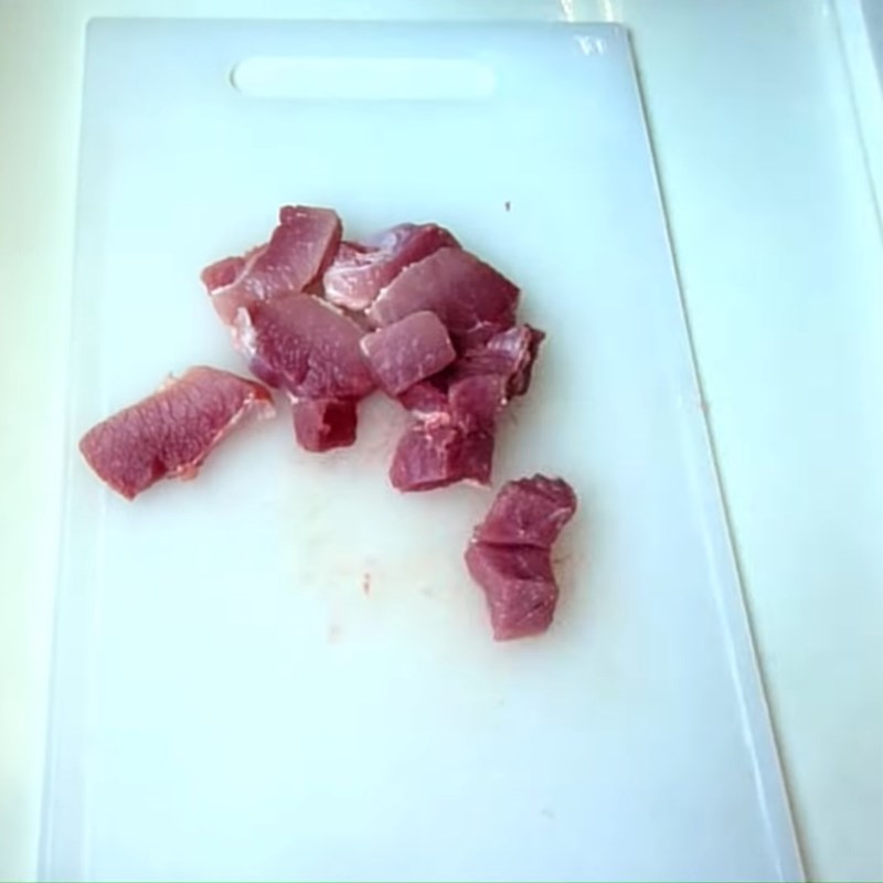 Bước 1 Sơ chế nguyên liệu Xúc xích bằng vỏ collagen - pepperoni