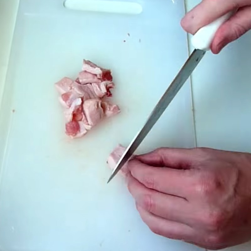 Bước 1 Sơ chế nguyên liệu Xúc xích bằng vỏ collagen - pepperoni