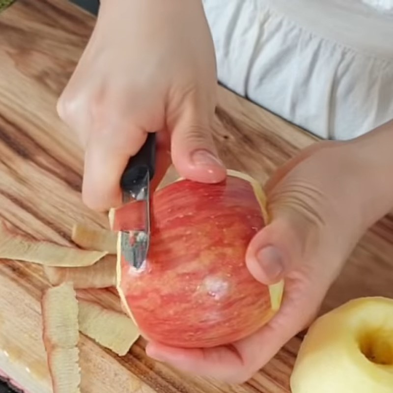 Bước 4 Sơ chế táo Bánh tart táo - apple tart tatin