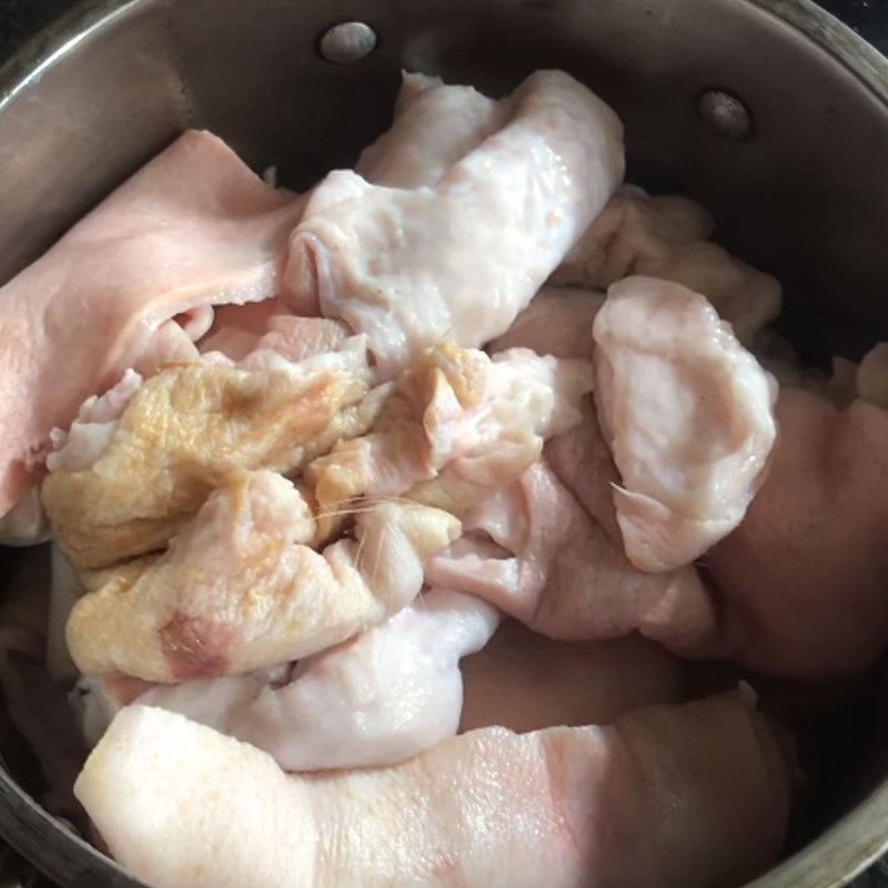 Bước 1 Sơ chế bì Gelatin