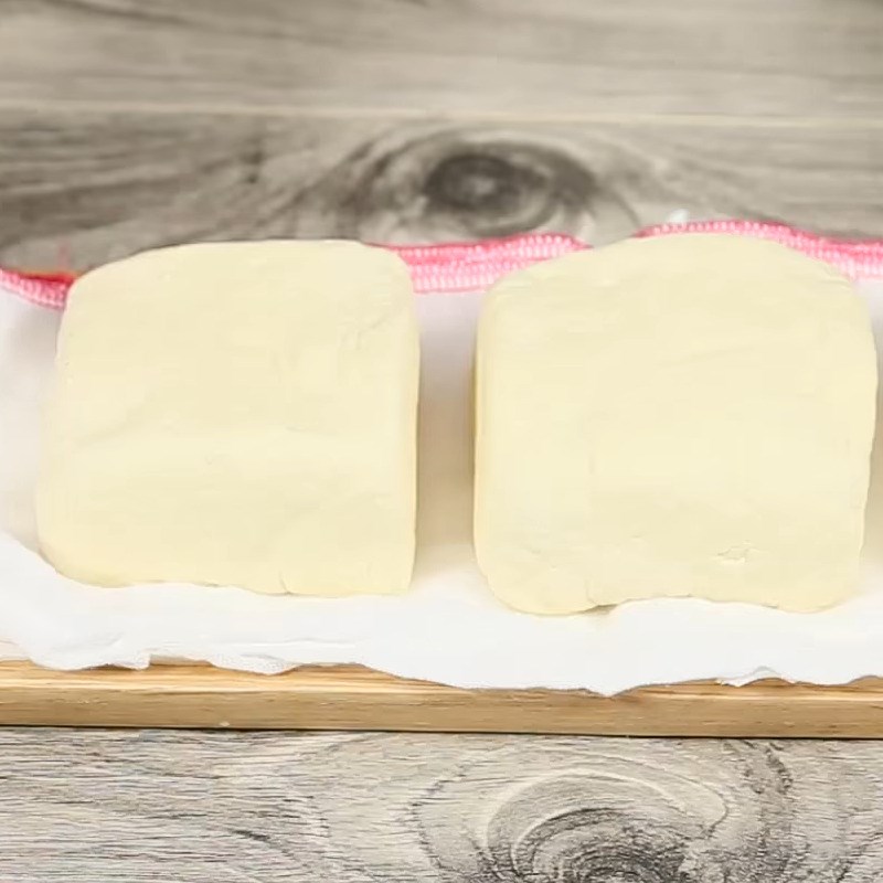 Bước 1 Nấu và cắt khối vuông đậu phụ Chao đỏ