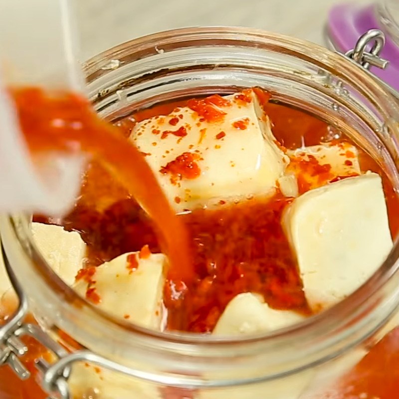 Bước 4 Làm chao đỏ Chao đỏ