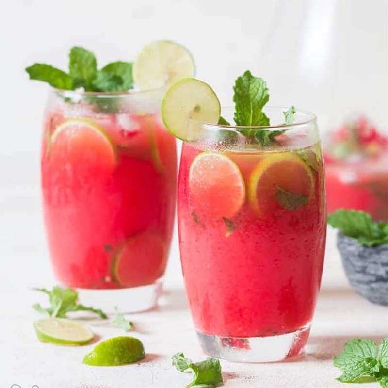 Bước 4 Thành phẩm mojito dưa hấu