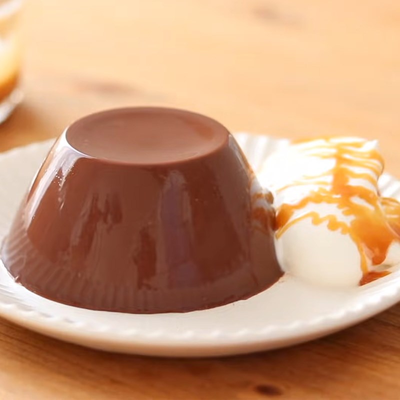 Bước 5 Thành phẩm Pudding cacao (có gelatin)